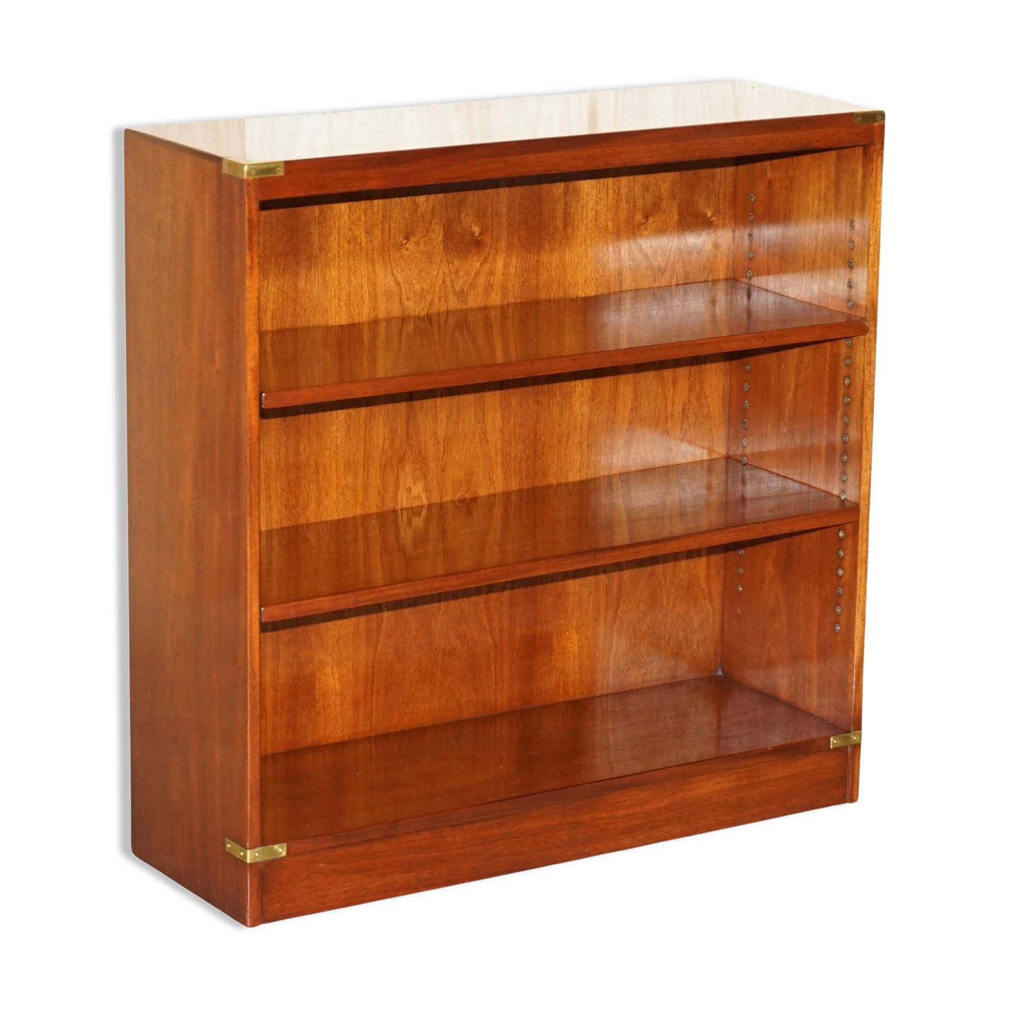 Low library campaign in solid mahogany by REH Kennedy