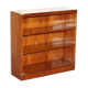 Low library campaign in solid mahogany by REH Kennedy