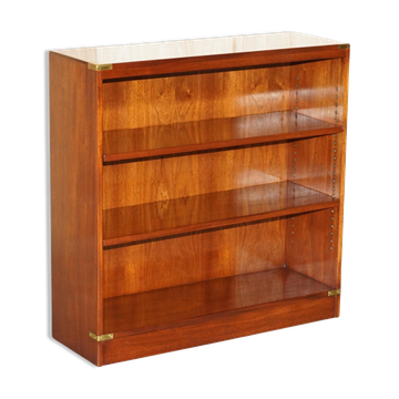 Low library campaign in solid mahogany by REH Kennedy