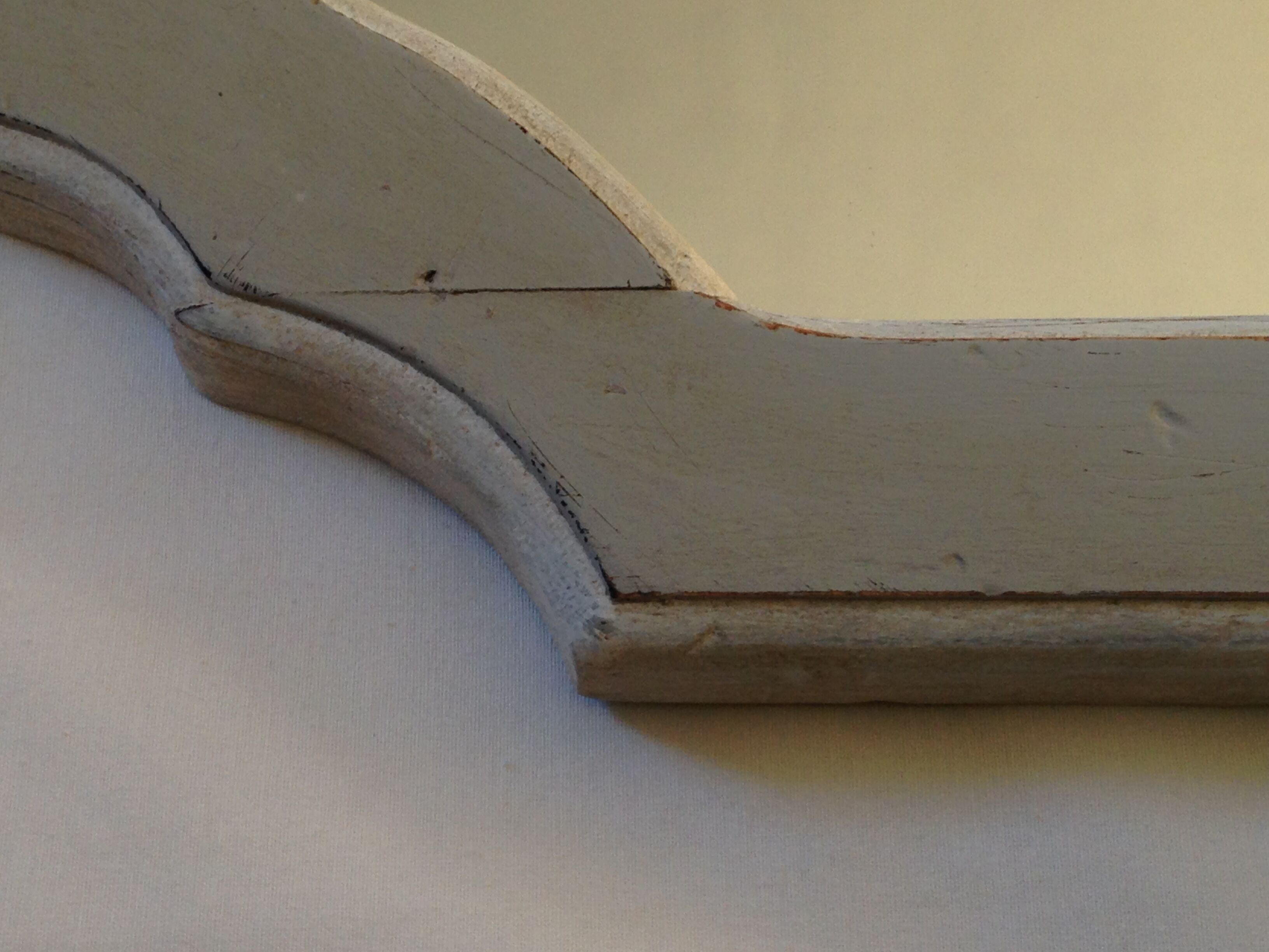 Mirror in wood with Tablet 70X40cm