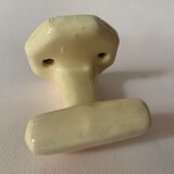 Antique hook in glazed terracotta / Ceramics, 1920, France