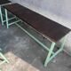 Bancs et tabourets industriels vintage, lot de 9, années 1950–1960