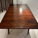 Rosewood dining table with extension