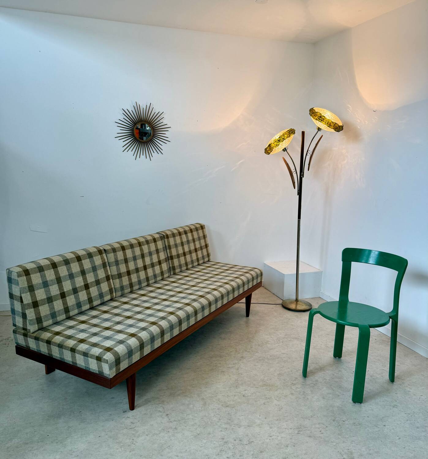 Ancien canapé Daybed scandinave "Svane", Haldor Vik et Ingmar Relling par Ekornes design scandinave Norvège 1960
