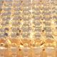 Large faceted crystal ceiling light by Kinkeldey, Germany, 1970s.