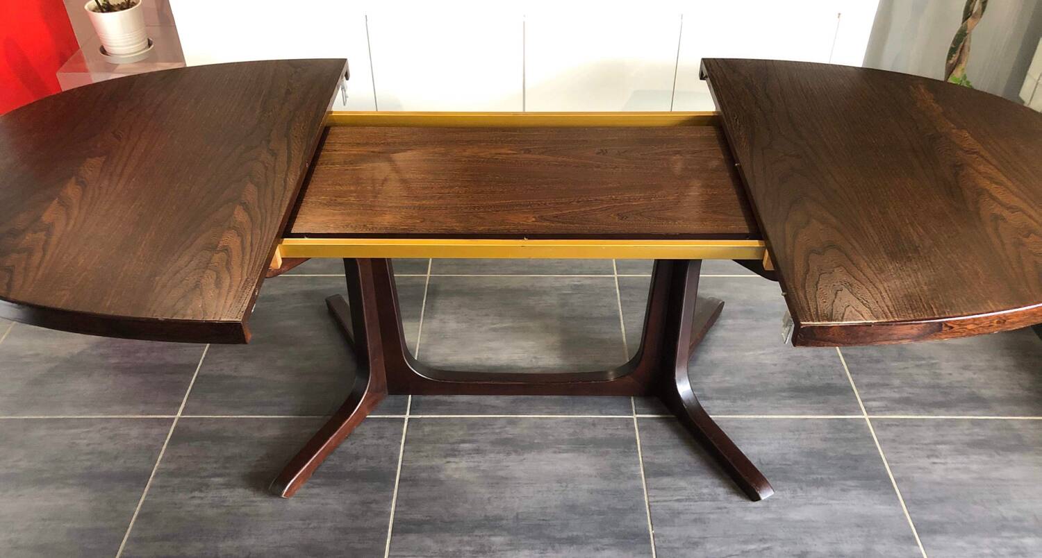 Vintage Baumann extendable table 1970s