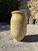 Ancient terracotta pottery jar from the 19th century.