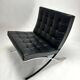 Barcelona Lounge Chairs attributed to Mies Van Der Rohe for Knoll International, 1980s, Set of 2