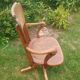 Fauteuil de bureau américain ancien vintage
