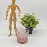 Ice bucket / ice bucket bubble glass, vintage