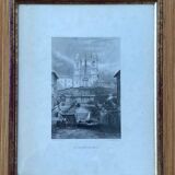Lithograph of Rome by the Rouargue brothers 1850