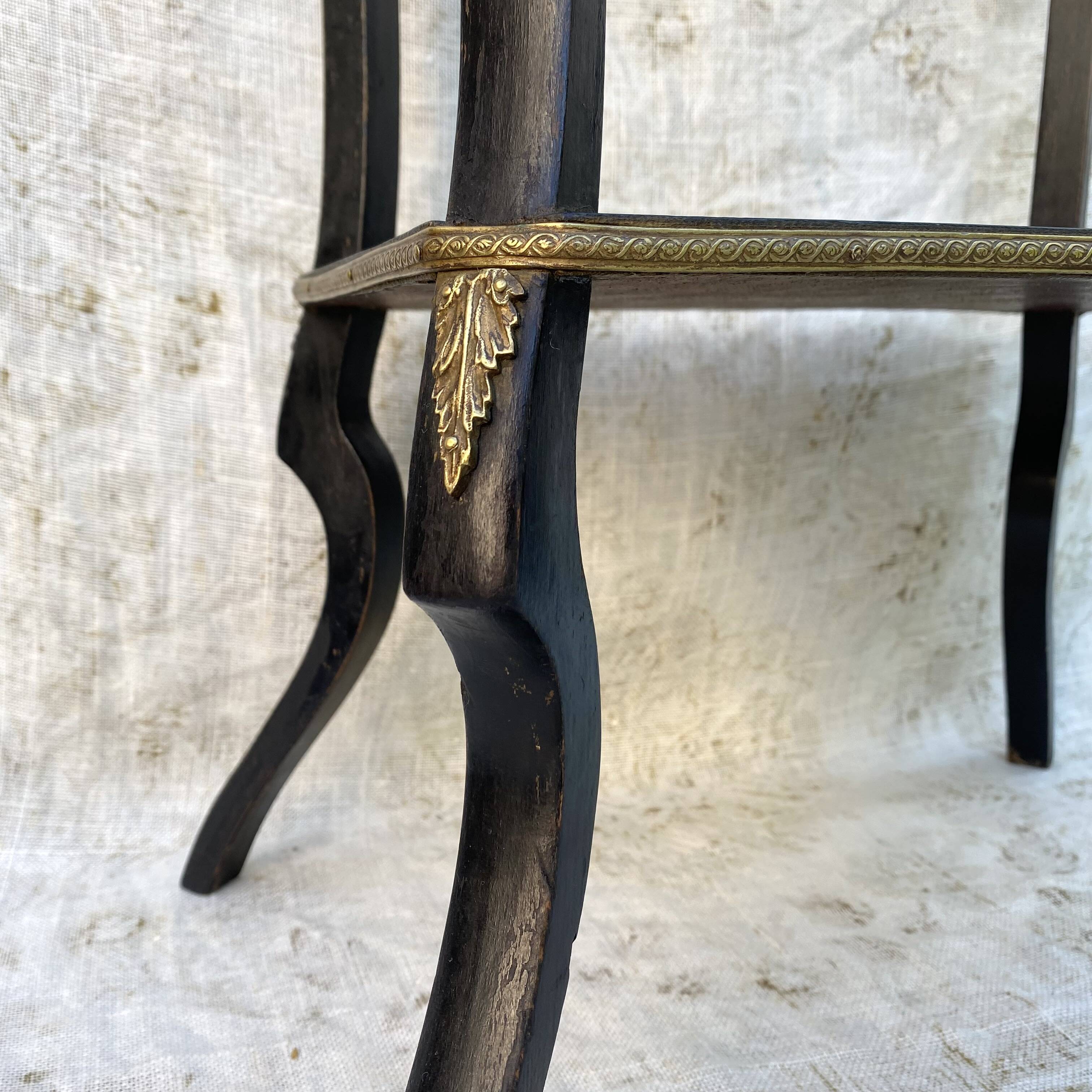 Side table, Napoleon III side table, marquetry