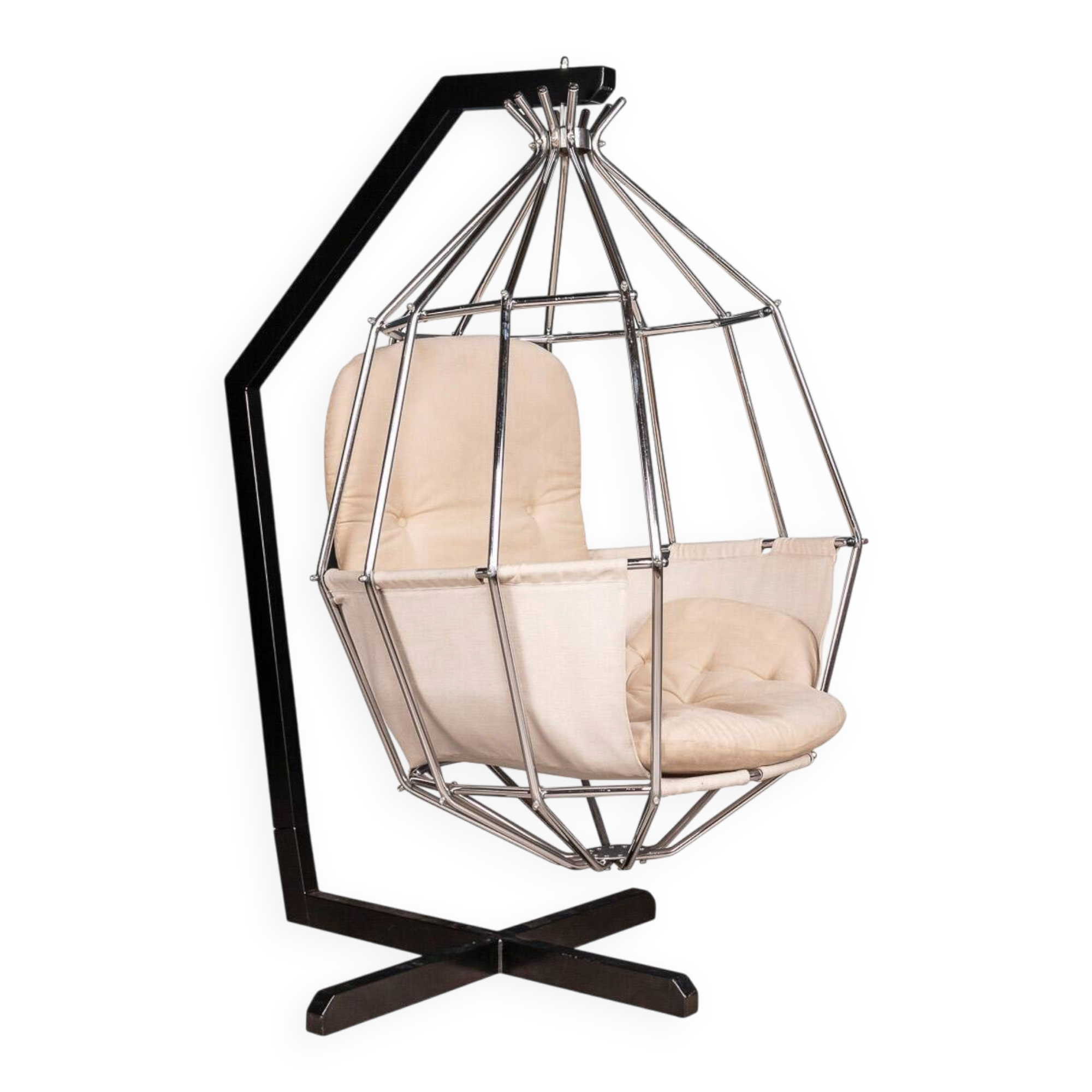 ELEGANT PARROT CAGE CHAIR BY IB ARBERG c.1970