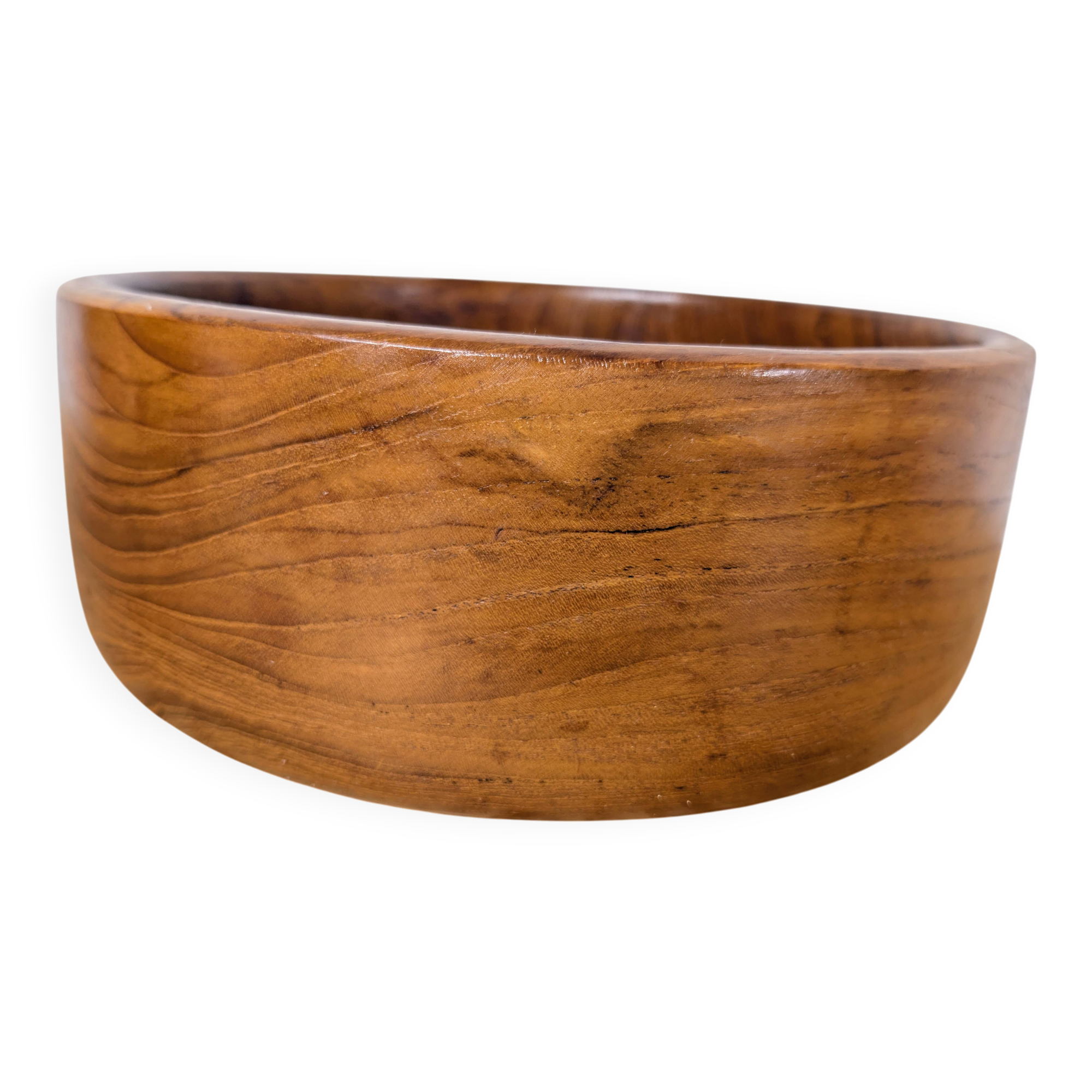 Teak salad bowl