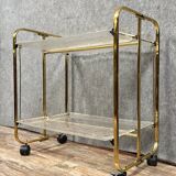 Luxury Trayx Textable Serving Trolley in Molded Plexiglas Ice