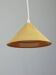 Vintage suspension in yellow lacquered Bakelite from the 1950s.