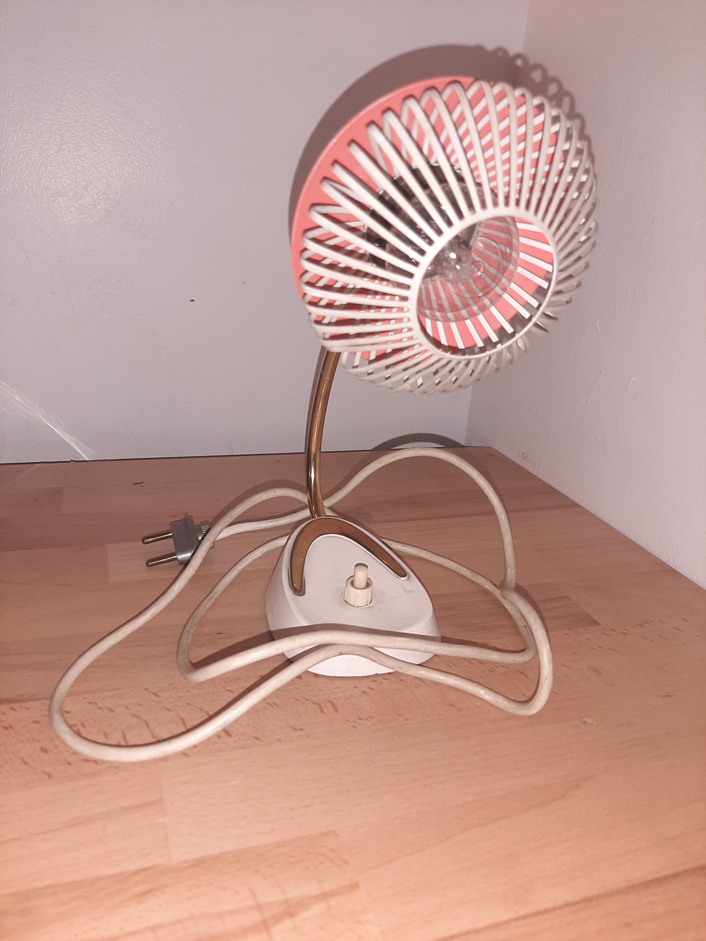 Swiss adjustable vintage modernist bedside lamp