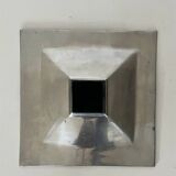 Large brushed metal (aluminum) pocket, 20th century design