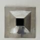 Large brushed metal (aluminum) pocket, 20th century design