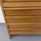Vintage Guillerme and Chambron secretary desk in solid oak from the 50s and 60s