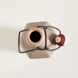 Old hexagonal sandstone bottles