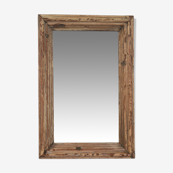 Wooden mirror