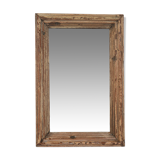 Wooden mirror