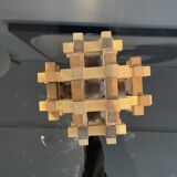 Multi-ball wooden puzzle