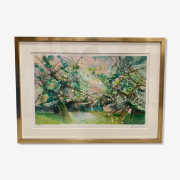 Paysage encadré