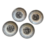 Sarreguemines talking plates