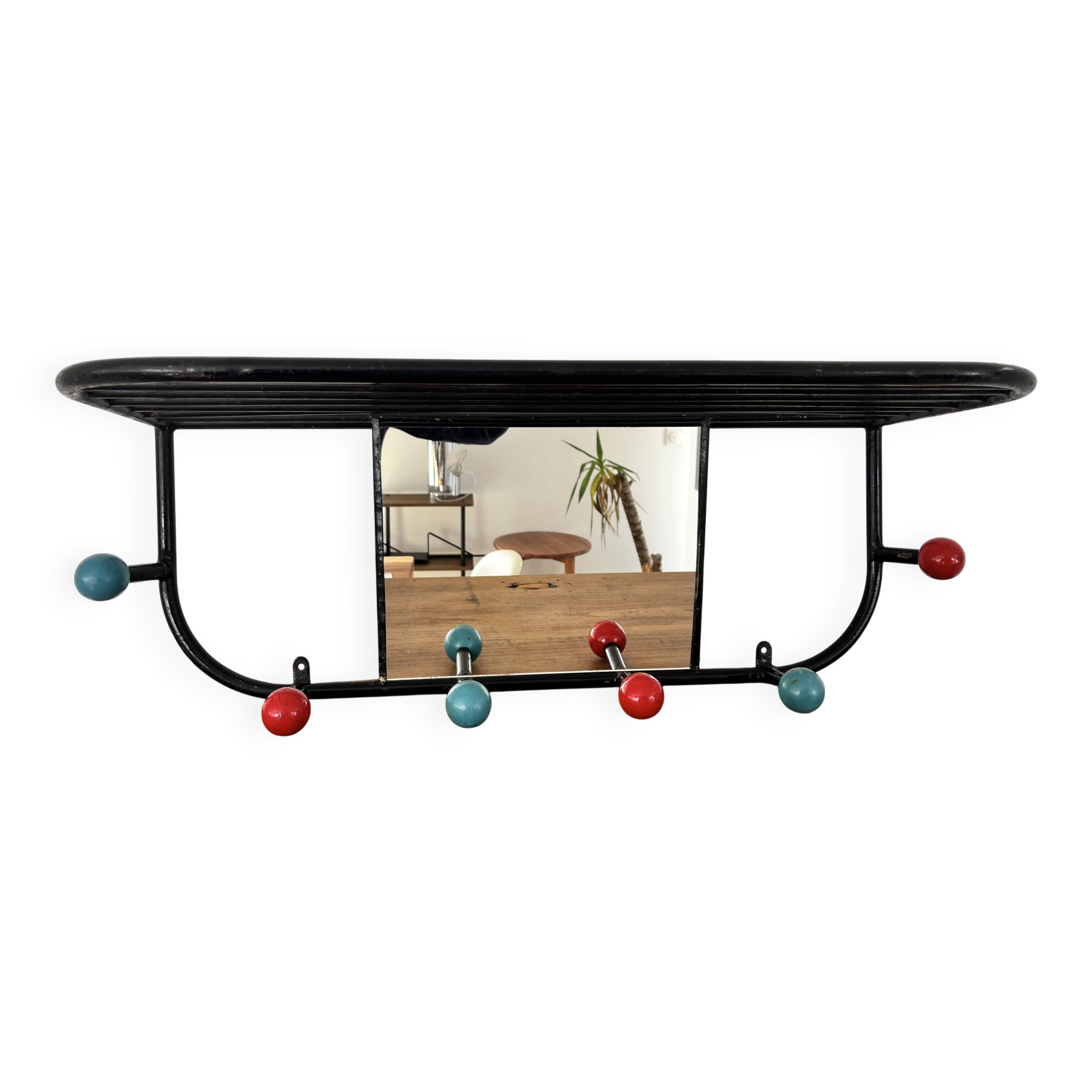 Vintage style wall coat rack Féraud