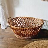Large old wicker basket