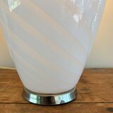 Lampe de table vintage design en verre de Murano