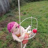Wrought iron cradle
