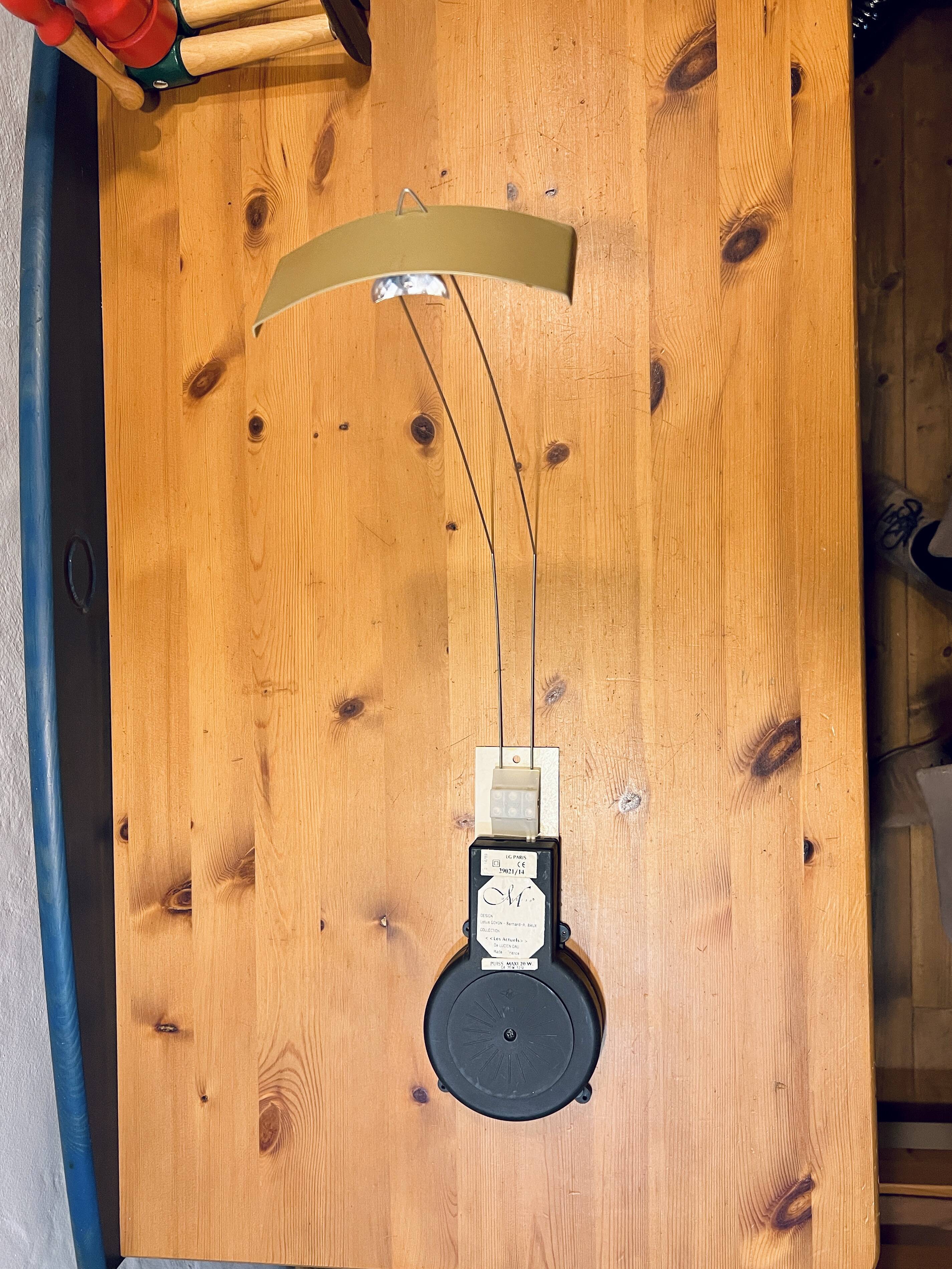 4 wall sconces "Maestro" – Lucien Gau – Design Lotus Goyon & B.A.