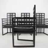4 chaises Josef Hoffmann Armloffel fabriquées par Wittmann, Autriche