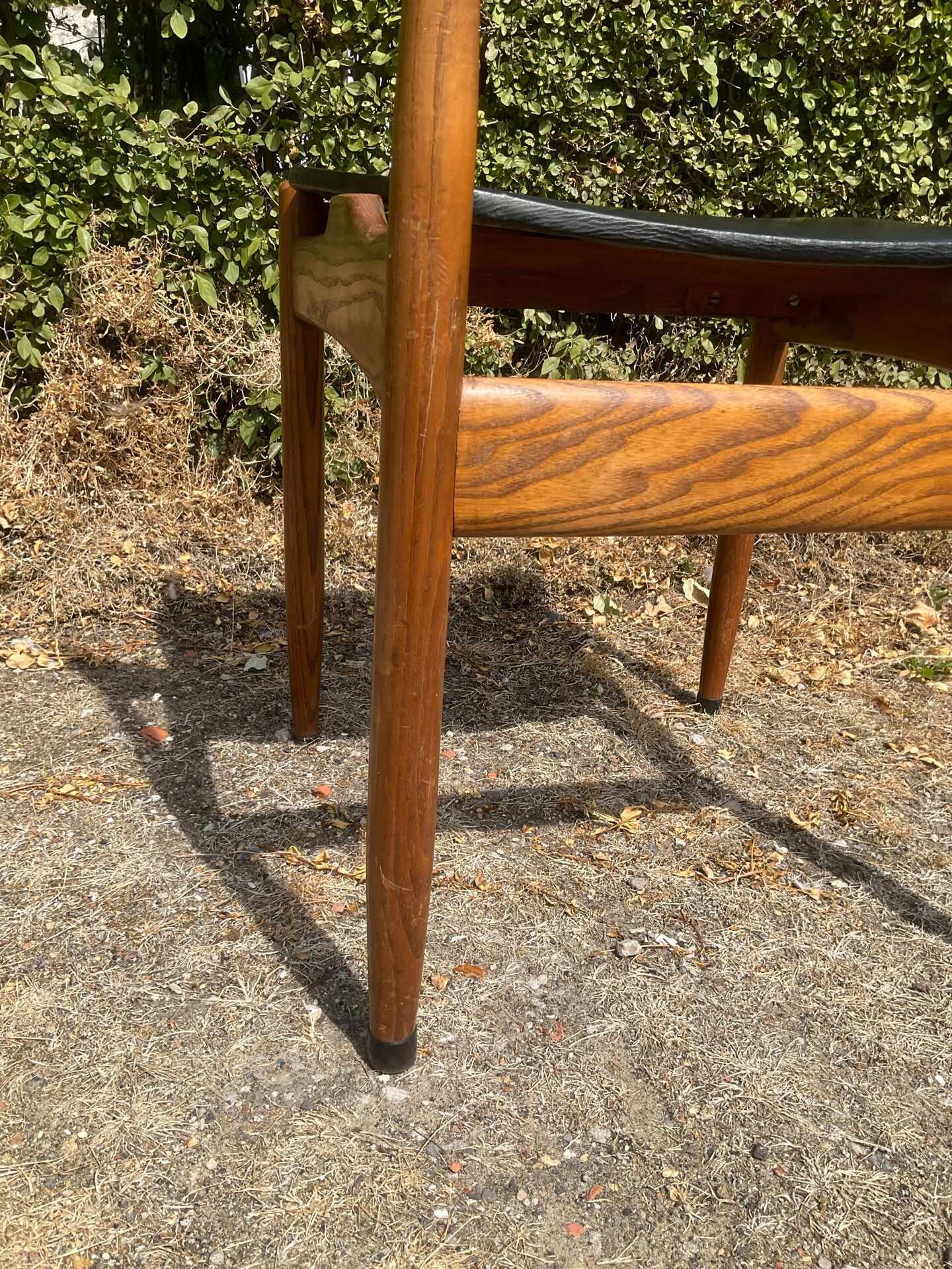 Chaise scandinave des années 60 en palissandre massif 