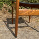 Chaise scandinave des années 60 en palissandre massif 