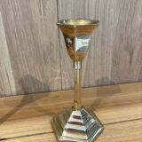 Pair of brass candlesticks