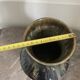 Old Vase Pot ATELIER ART LABREC Glazed Stoneware Green Brown France Pottery
