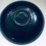 Brutalist Design Art Ceramic Bowl by Jan Nolf, Perignem, Belgium, 1950s