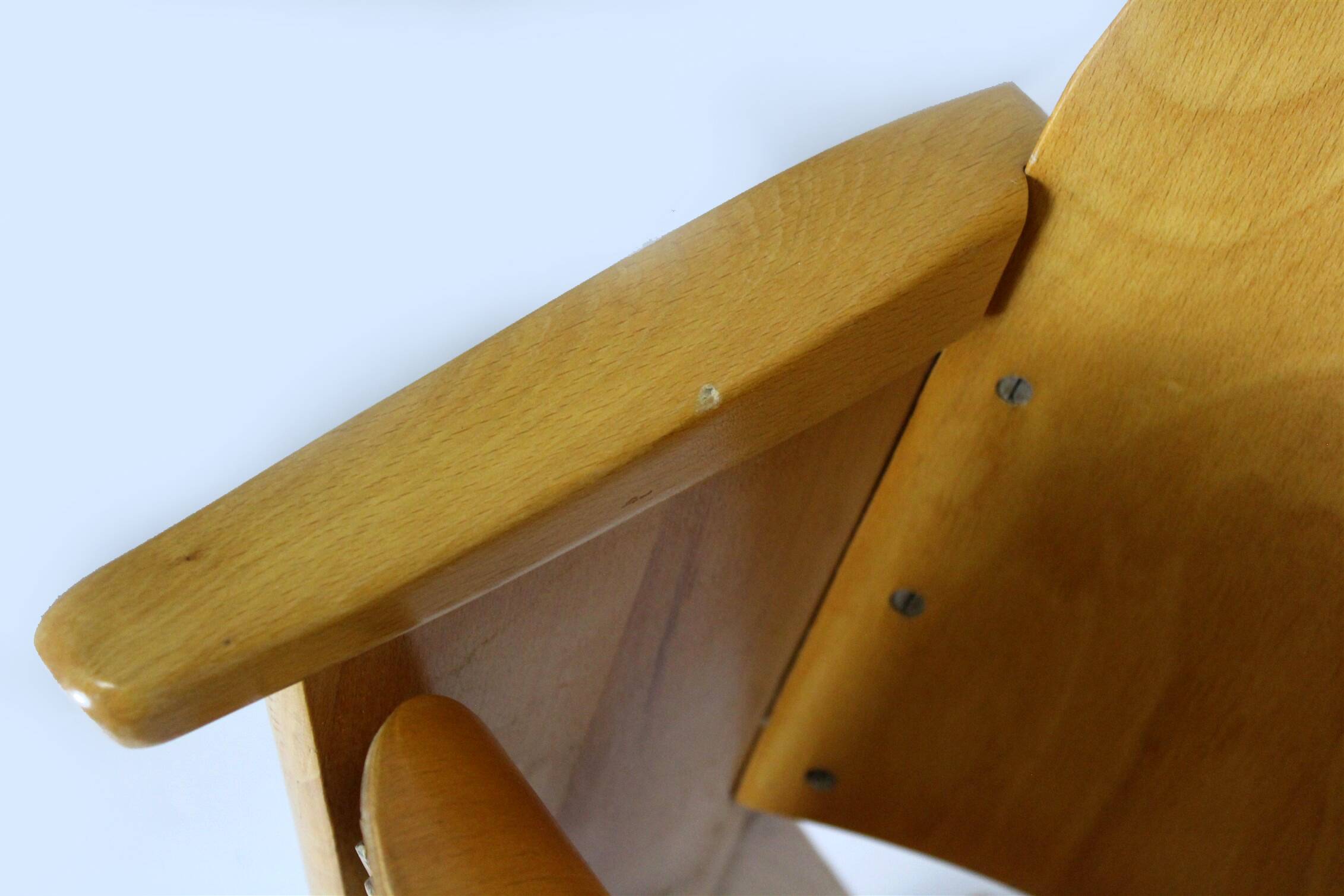 Chaises de cinéma vintage de Ton, années 1960, ensemble de 7