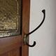 Standing Art Deco wall coat rack with mirrors and marble plates, 1930s