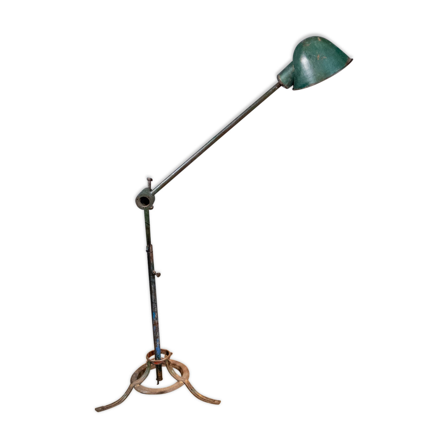 Lampadaire industriel en métal