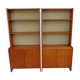 Wooden bookcase, 1960s, set of 2