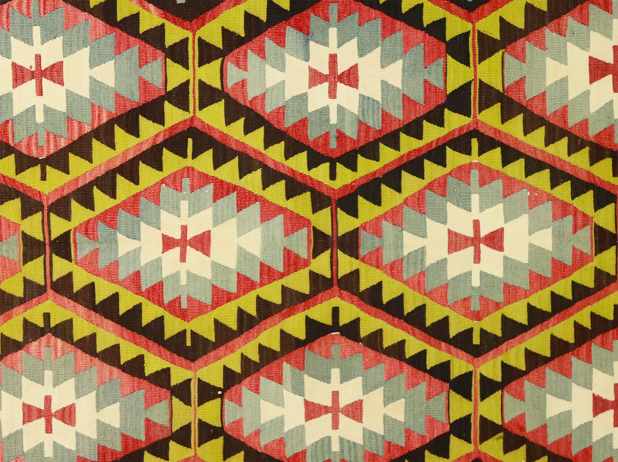 Anatolian handmade kilim rug 300 cm x 180 cm