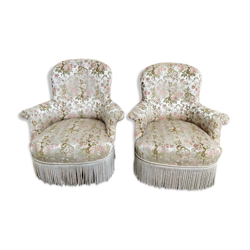 Pair of armchairs - Napoleon III drivers