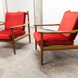 Pair of Scandinavian 60s armchairs
