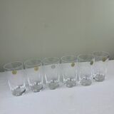 6 engraved glasses