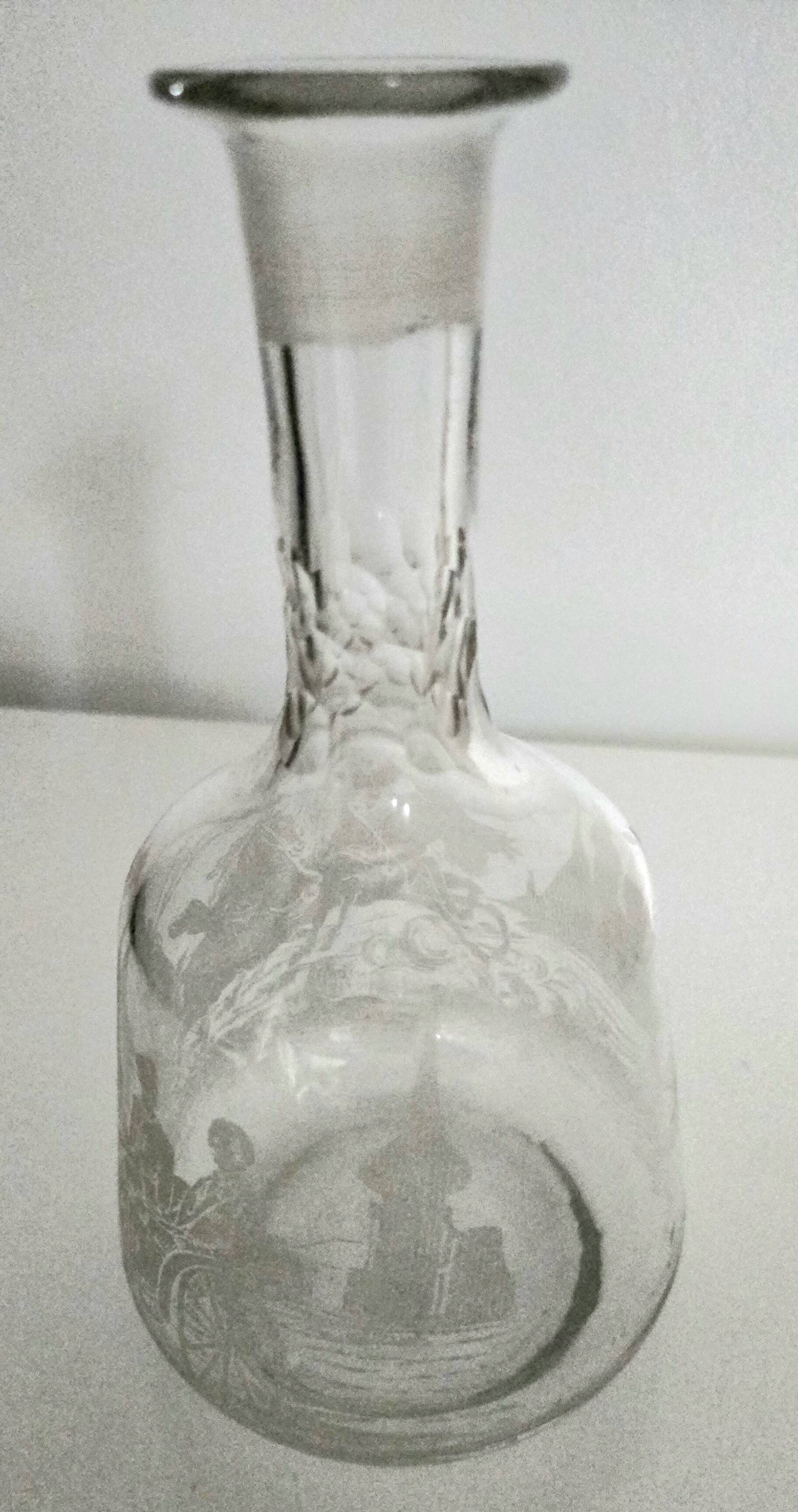 Cut glass carafe